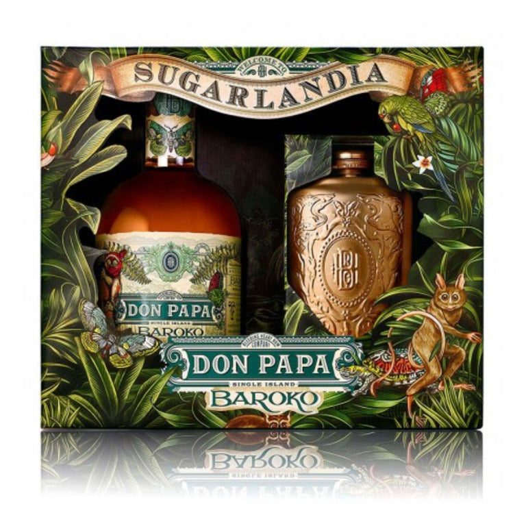 RUM DON PAPA BAROKO DA 70CL + FIASCA (1 pz)